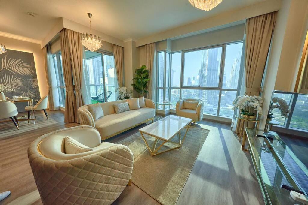 Magnificent Luxury 3Br With Amazing Burj & Fountain View Apartment Dubai Bagian luar foto